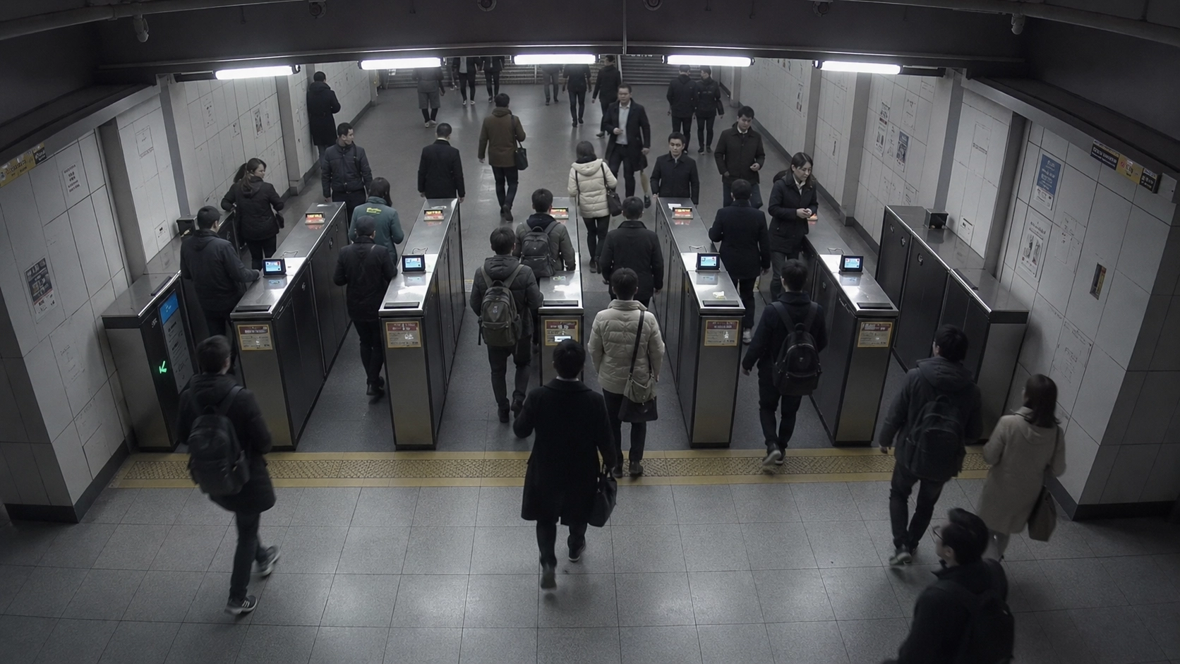 Arrival view 02, station hall